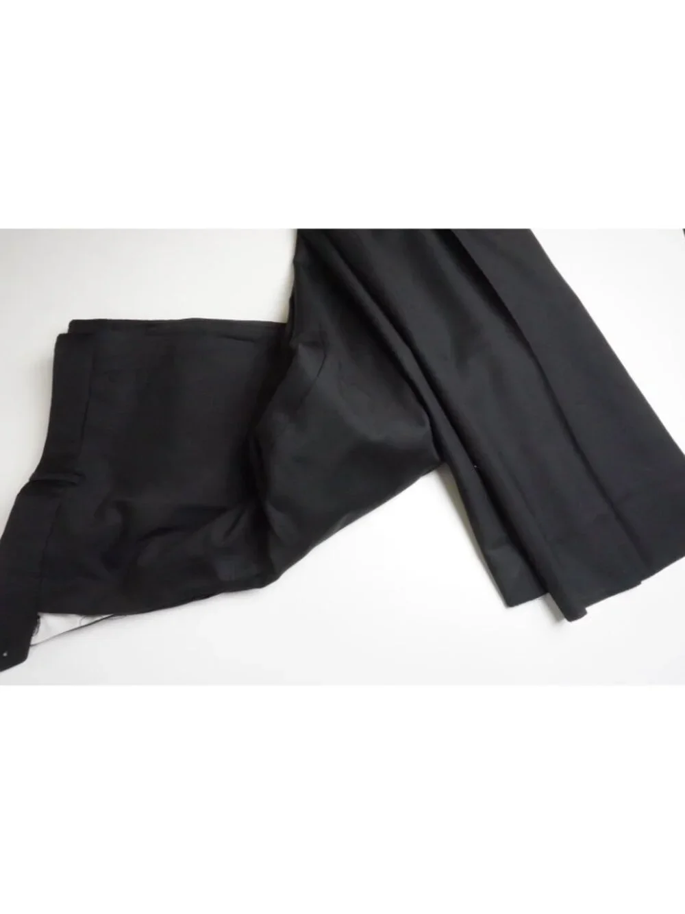 Burberry London Solid Black Wool 2 Pc Suit Jacket Pants Sz 50R BRAND NEW